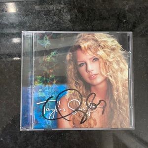 Authentic Taylor Swift Self titled CD signed by Taylor Swift